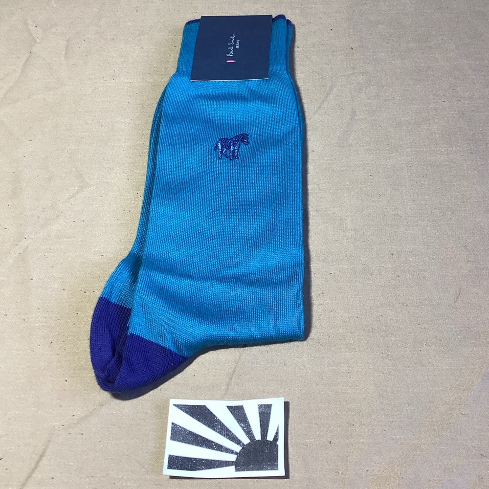 Paul Smith Men Sock Plain Zebra